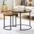 2 Piece Coffee Table Set Wood Nesting Table-18111831