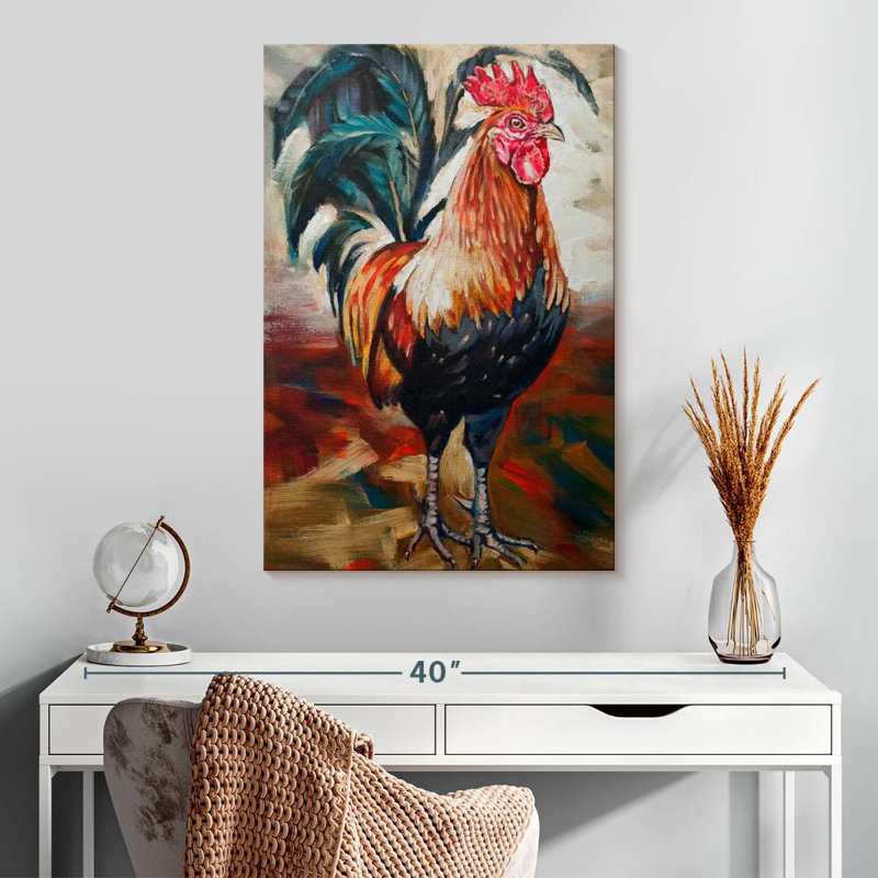 Brampt Solo Rooster, 30" H x 20" W