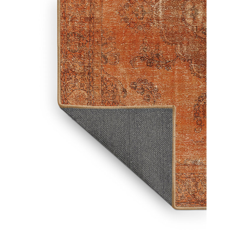 Tapis oriental orange Persei, Rectangle 5 pi x 8 pi
