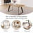 Parowan Extendable 51.2'' to 66.9'' Dining Kitchen Table with Metal Legs, Smooth Glide Mechanism, Space Saving For Small Areas, Kitchen Home Table Furniture (1 Table)