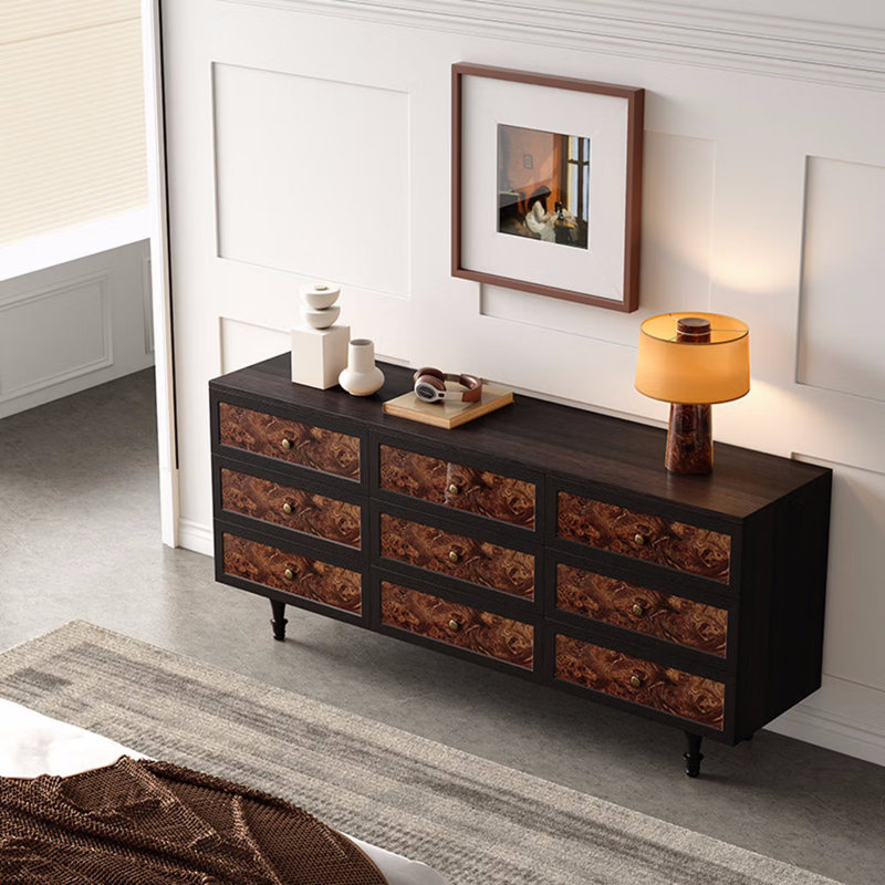 Large-Capacity Multi-Functional Sideboard, Black