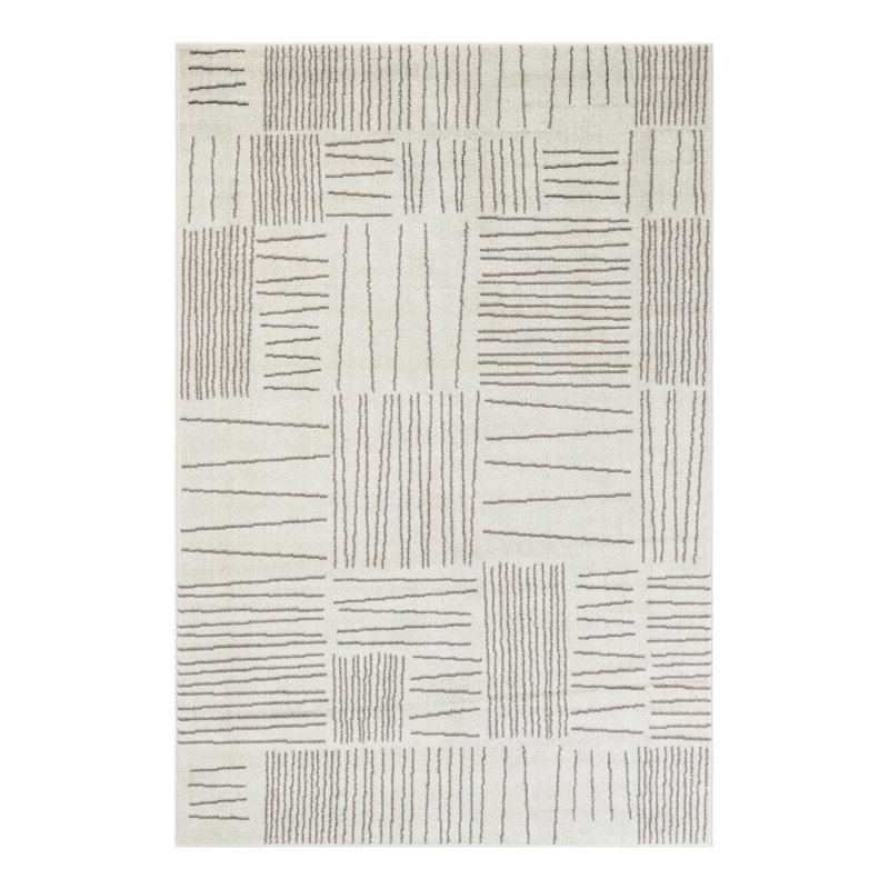 Anaka Striped Indoor Rug, Rectangle 6'1" x 9'