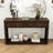Elegant Chevron Pattern Console Table with 2 Drawers-1612038277