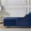 Chaise longue moderne avec revêtement en velours-137203307