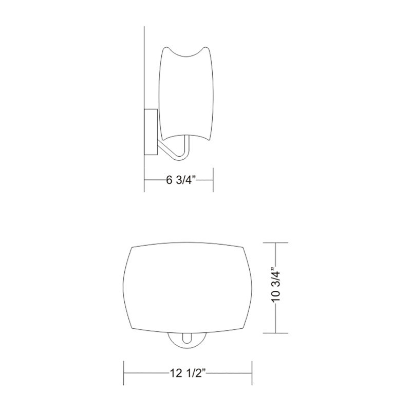 Aero 1-Light Armed Sconce