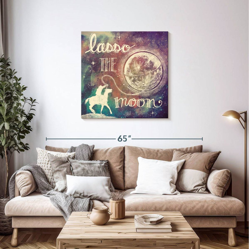 Tergel Universe Galaxy Lasso The Moon, 36" H x 36" W