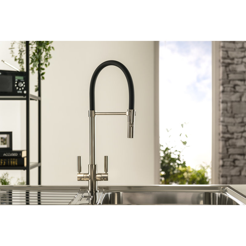 Abode Globe Professional Tap, Brushed Nickel