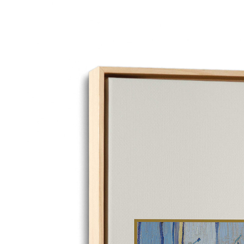 La Chambre v3 de Van Gogh, reproduction sur toile dans un cadre, H 36,75 po x l 24,75 po, Érable américain
