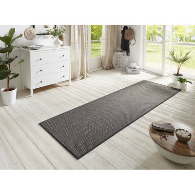 Flatweave Grey Rug