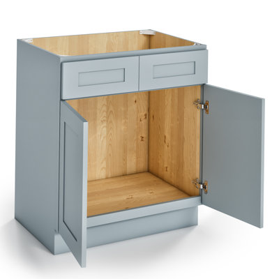 1800cabinets Builder Grade Vanity Sink Base Cabinet Only, Available in 30”W, 33"W and 36”W