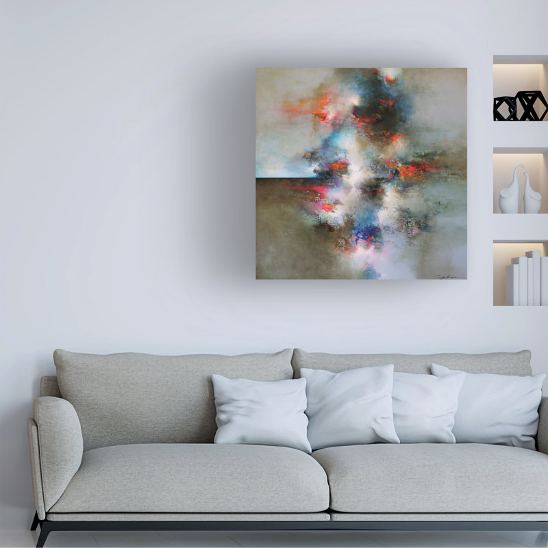 Wrapped Canvas Wall Art - Cody Hooper 'Clarity' Wall Art for Living Room, Bedroom, or Office Décor  - 18x18