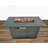 Steel Propane/Natural Gas Outdoor Fire Pit Table With Lid-2106668495