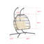 Chaise suspendue en rotin pour 2 personnes-50298352