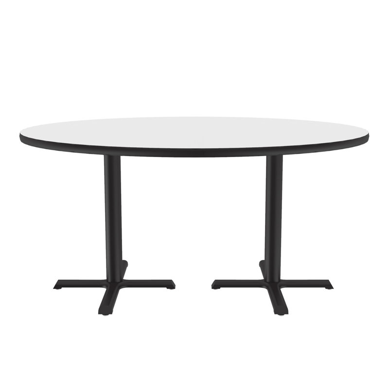 Table de pause ronde 60 po L, Blanc givré