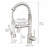 LED Kitchen Faucet With Pull Down Sprayer, Single Handle Single Lever Kitchen Sink Faucet