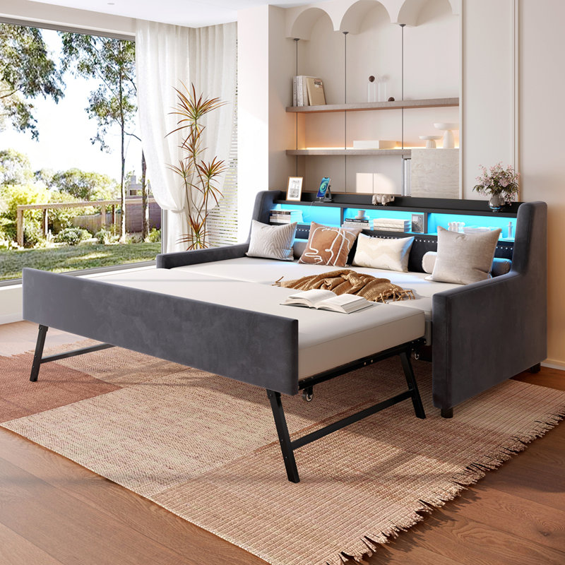 Twin Size Daybed with Trundle