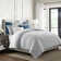 Pacific Stripe Cotton Reversible Coverlet Set