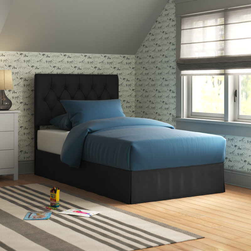 Fareham Upholstered Platform Storage Bed, Twin, Black
