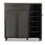 Armoire de rangement pour 20 paires de chaussures espresso-92465957