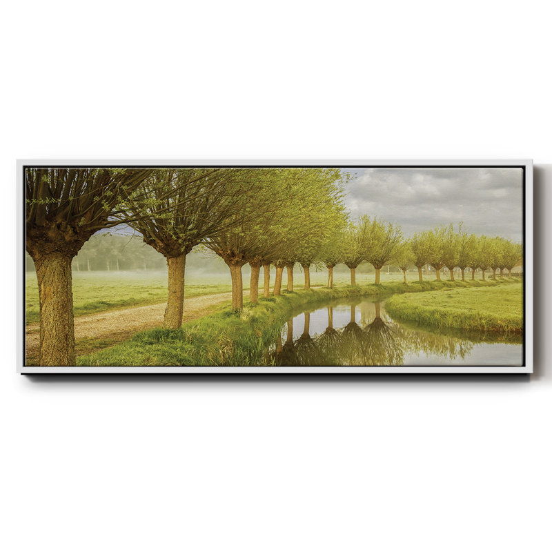 Holland, impression sur toile encadrée, H 12 po x l 30 po x P 1,5 po, Blanc