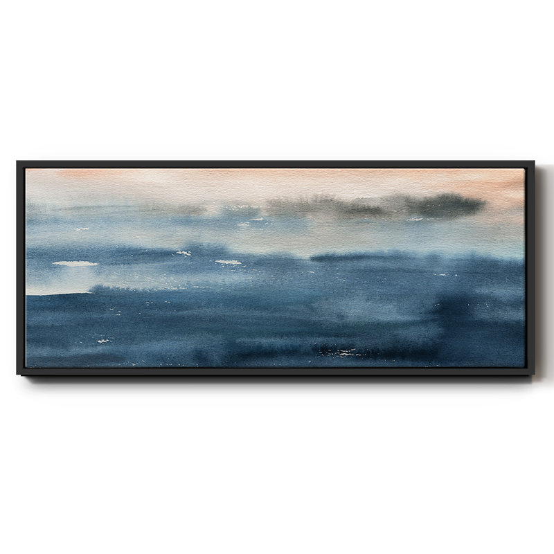 Lake Sunrise - toile encadrée, H 20 po x l 50 po