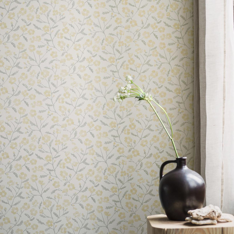 Boråstapeter Mira Wallpaper, Yellow