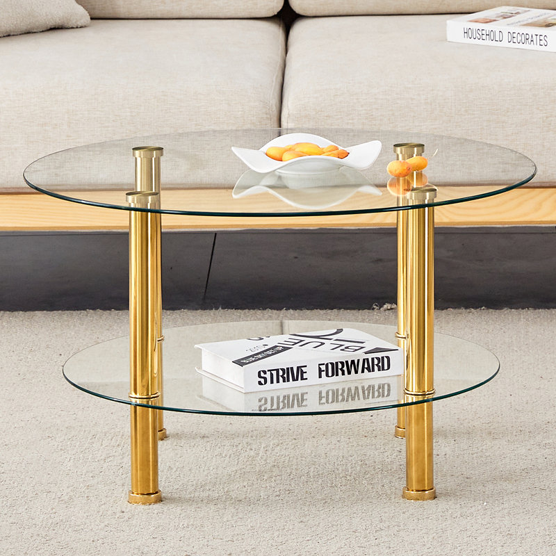 Table basse Contemporary, Doré