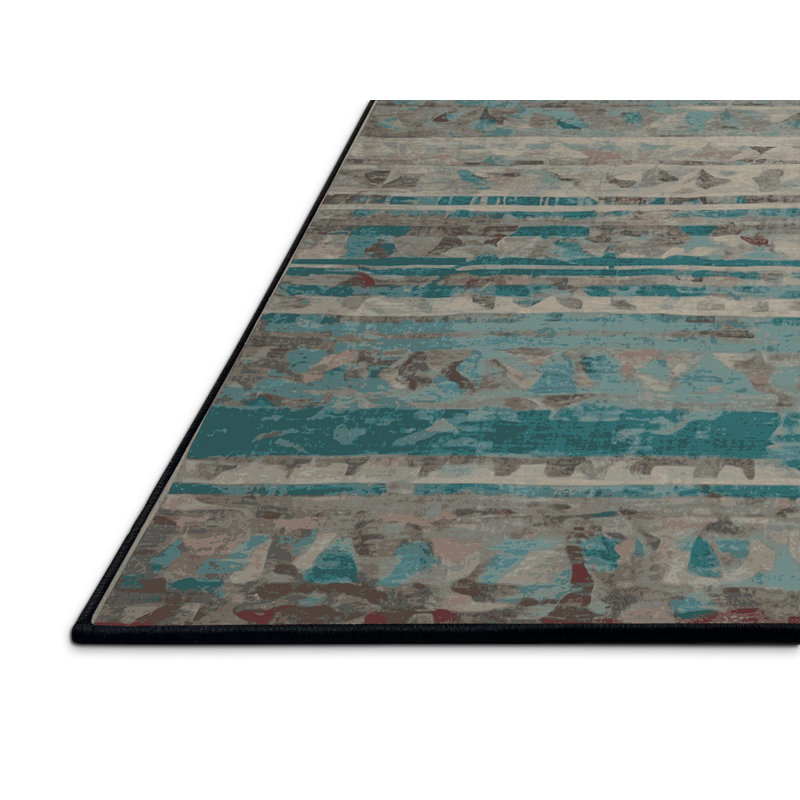 Tapis gris soyeux et moelleux, Carré 4 pi