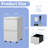 14.6"W Fully Assembled 2-Drawer Metal Filing Cabinets with Lock,Rolling File Cabinets for Home Office, Wheels requires assembly-114283650