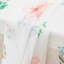 Rideaux pour salon 2 rideaux semi-transparents avec motif de feuilles de fleurs imprimé printemps printemps