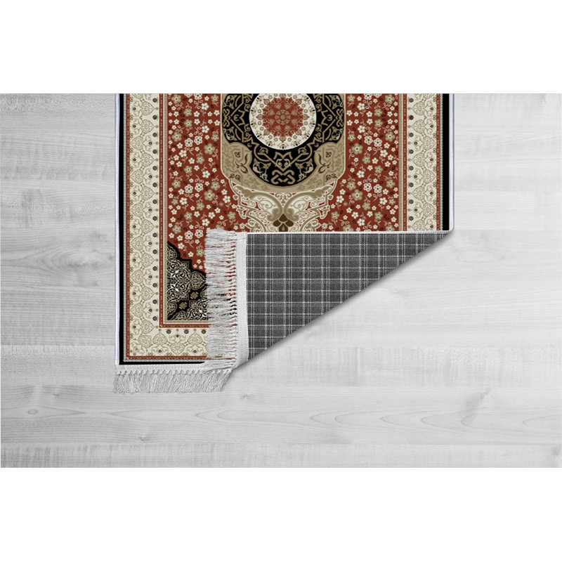 Luxurious Velvet Area Rug (4.6 x 7.2 ft), 100% Antibacterial Fabric, Non-Slip Cotton Backing, Pile Height: 0.4 in | Machine Washable, 3D Digital Print Design | Perfect for Living Room & Bedroom Decor, Soft & Durable