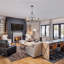 6 - Light Dimmable Drum Chandelier-814987860