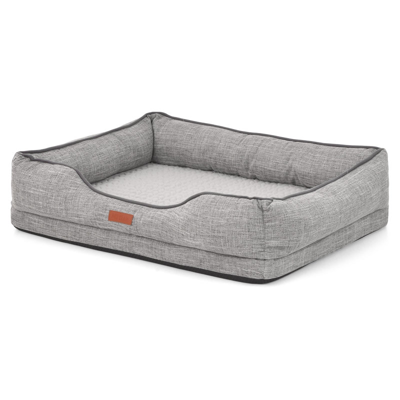 Bolste Orthopedic Polyester Pet Bed, 4cm H x 80cm W x 59cm D