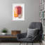 «Abstract Brush Strokes 51» par Mareike Bohmer, impression sur bois encadrée-2129125341-2129125338