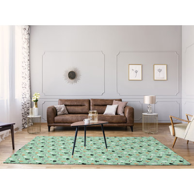 Tapis pour chat "reg patterns green area"