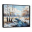 Birch Woods Winter Whispers IV - arbre, art mural Birch-349454634-349454635