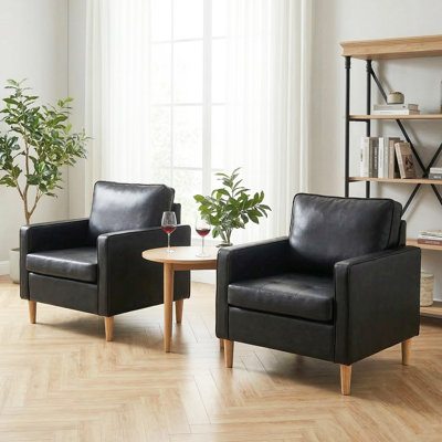 Bairo Faux Leather Armchair