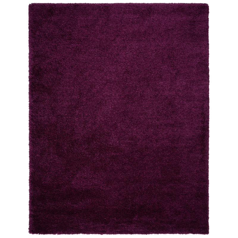 Irmtrud Area Rug, Rectangle 9'6" x 13', Purple 