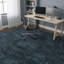 Soft Non-Slip Indoor Solid Rug, Charcoal Navy-129934473