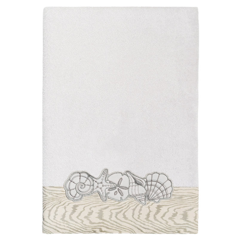 4 Piece 100% Turkish Cotton Towel Set, Silver