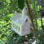 Maison d'oiseaux Country Church, blanc