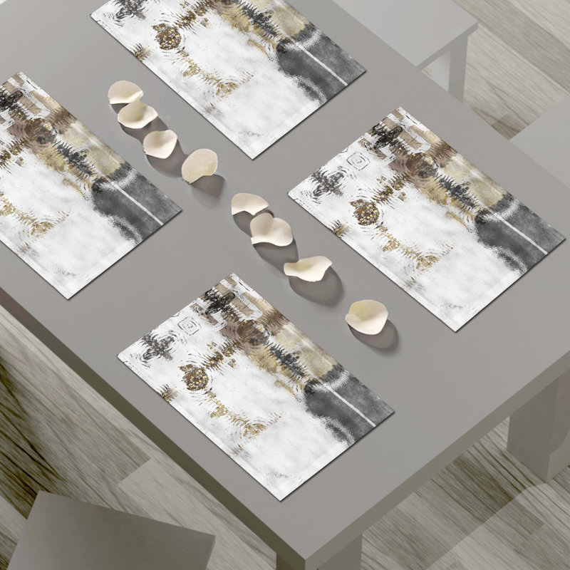 Napperon abstrait en polyester