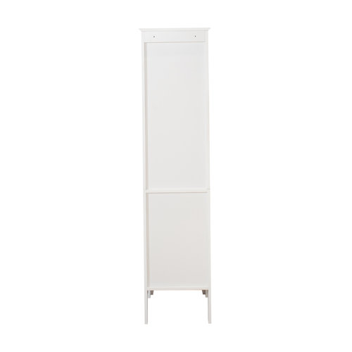 Red Barrel Studio® Tall Narrow Tower Freestanding Cabinet With 2 ...