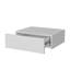 Table de chevet blanche flottante murale-985325721