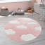 Aleisha Shaggy Pink Rug-2083040509