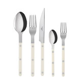 Bistrot Solid 5 - Piece Stainless Steel Flatware Set - Service for 1