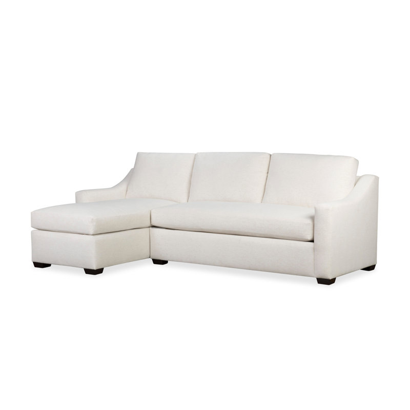 Canapé modulaire 2 pièces Cranbrook, Chenille Crypton® neige Nomad, Face à la gauche
