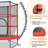 Jennie 5' Trampoline with Safety Enclosure
