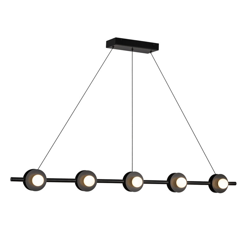 Elixir 10 - Light LED Pendant, Black/White, Black