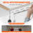 Naidaly Metal Height -Adjustable Ceiling Mounted Rack-1732357088-1732357089